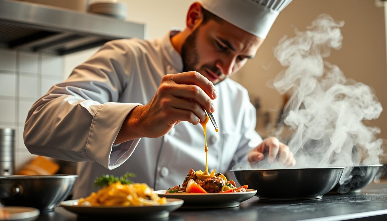 Fresh seasonal cooking dish