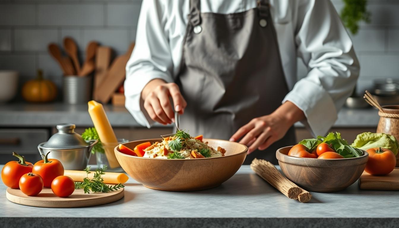 Freshly baked homemade cake in a kitchen setting